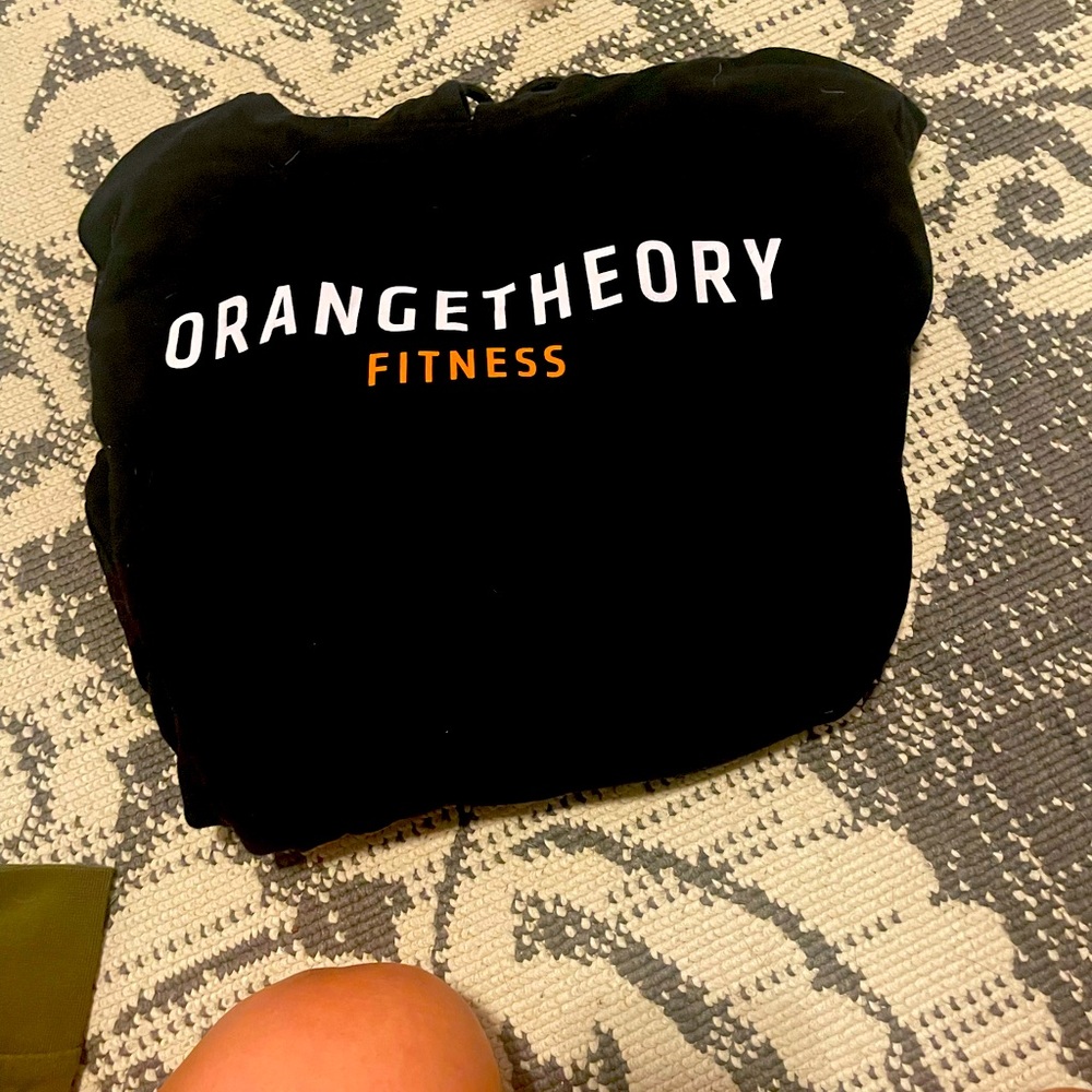 Black orange theory hoodie